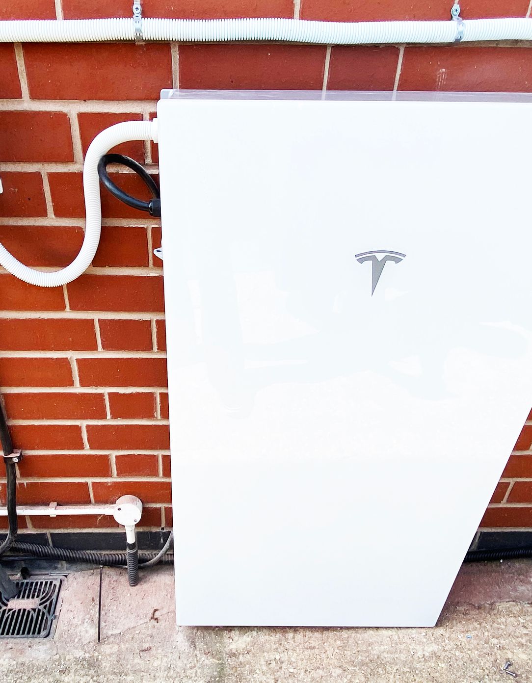 solar battery on wall